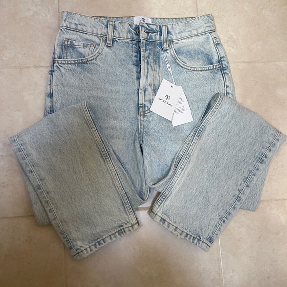 ANINE BING HIGH WAST SLIM ANKLE JEANS, NWT SIZE 26❗️FIRM PRICE❗️ - Picture 1 of 6